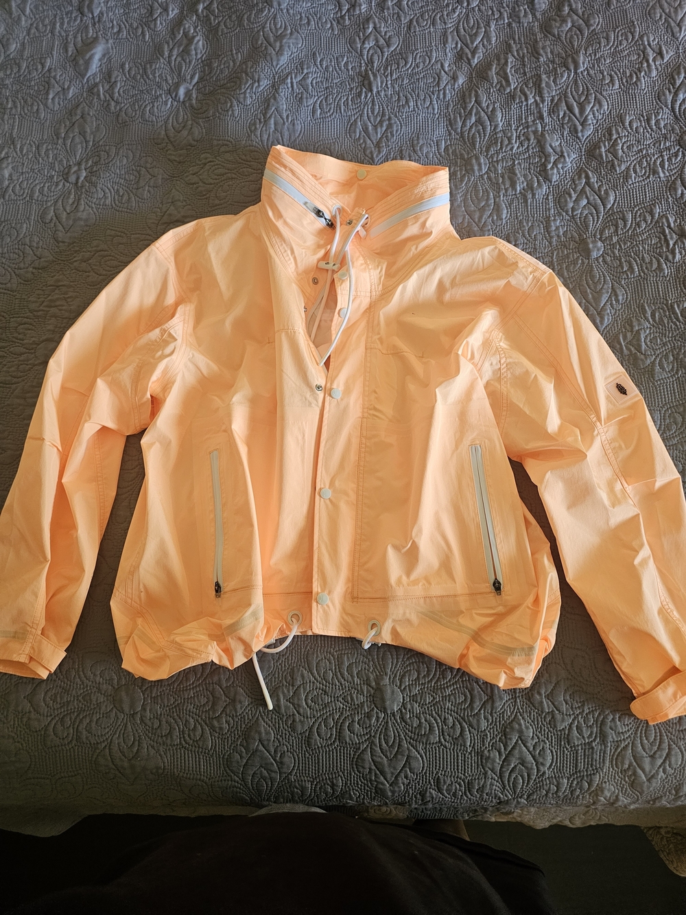 Free People Peach Utility Anorak Jacket